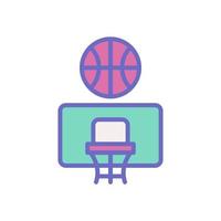 Basketball Symbol zum Ihre Webseite Design, Logo, Anwendung, ui. vektor