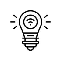 smart ljus ikon för din hemsida design, logotyp, app, ui. vektor