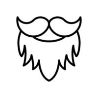Bart Symbol zum Ihre Webseite Design, Logo, Anwendung, ui. vektor