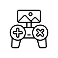 Gamepad Symbol zum Ihre Webseite Design, Logo, Anwendung, ui. vektor