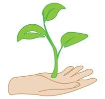 eco vänlig energi grön natur.ekologi organisk symbol miljö jord day.eco vänlig människor hand.miljö alternativ energi. vektor