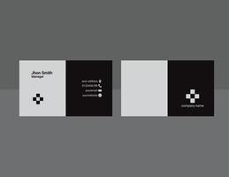 modern Geschäft Karte Vorlage. modern minimalistisch Geschäft Karte Vorlage Design. vektor