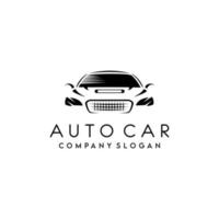 Auto Auto Logo Design mit Konzept Sport Fahrzeug Symbol Silhouette auf Weiß Hintergrund, Vektor Illustration. geeignet zum Ihre Design brauchen, Logo, Illustration, Animation, usw.