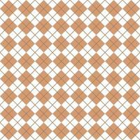 enkel brun och vit sömlös argyle mönster vektor