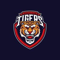 tiger sporter logotyp vektor illustration