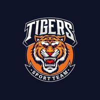 tiger sporter logotyp vektor illustration