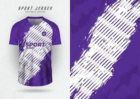 Hintergrund zum Sport Jersey, Fußball Jersey, Laufen Jersey, Rennen Jersey, lila und Weiß Streifen Muster. vektor