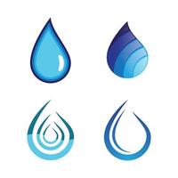 Wassertropfen Logo Bilder eingestellt vektor