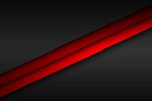 Abstrakt rote Linie Vektor Hintergrund. Überlappen Sie Ebenen auf schwarzem Hintergrund mit freiem Speicherplatz für Ihr Design