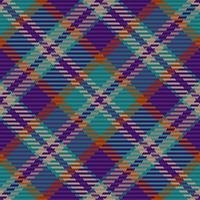 bakgrund textur pläd. vektor mönster tyg. kolla upp sömlös tartan textil.