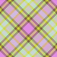 Muster Tartan nahtlos. Textil- prüfen Plaid. Vektor Hintergrund Textur Stoff.