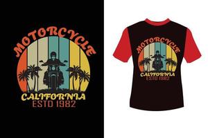 motorcykel älskare tshirt vektor