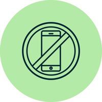 Nein Smartphone Vektor Symbol