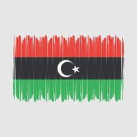 libyen flagge vektor