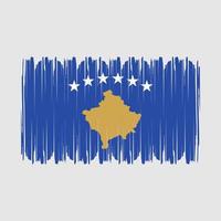 kosovo flagge vektor