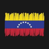 venezuela flag pinselvektor vektor