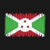 burundi flagge vektor