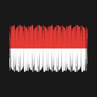 indonesien flagge vektor