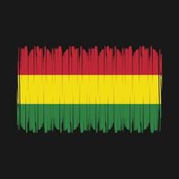 bolivia flagga vektor