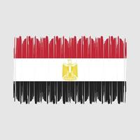 Egyptens flagga vektor