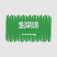 Saudiarabien flagga vektor