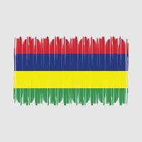 Mauritius flagga vektor