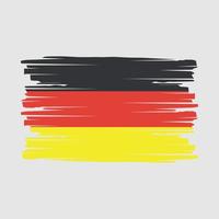 Deutschland-Flagge-Pinsel-Vektor vektor