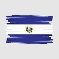 el salvador flagga borsta vektor