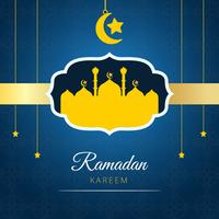 Ramadan Kareem Vector Bakgrund