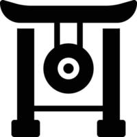 Gong Musik- Vektor Illustration auf ein hintergrund.premium Qualität symbole.vektor Symbole zum Konzept und Grafik Design.