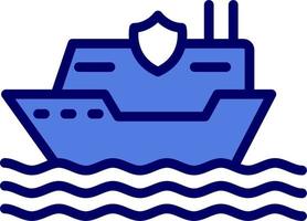 Vektorsymbol für Kreuzfahrtschiffe vektor