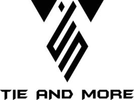 Krawatte und Mehr Logo Vektor Datei