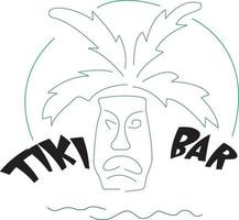 Tiki Bar Logo Vektor Datei