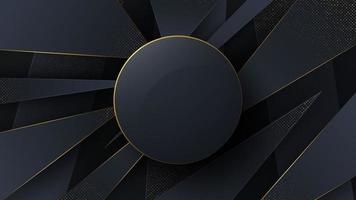 abstrakter Hintergrund mit Luxusgoldbesatz. vektor