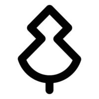Baum Symbol zum Netz ui Design vektor