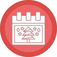 Weihnachtsbaum-Vektor-Icon-Design vektor