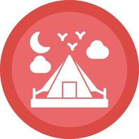 Camping-Vektor-Icon-Design vektor