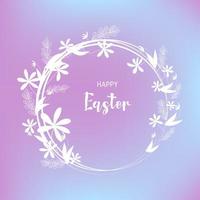 Ostern Banner. modern Ostern Design mit Text. vektor