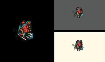 Schmetterling Vektor Illustration Maskottchen Design