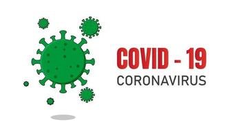 corona virus banner illustration vektor