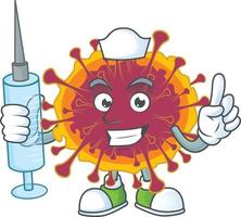 en tecknad serie karaktär av spridning coronavirus vektor
