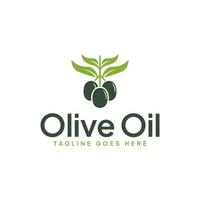 Olive Öl Logo Symbol Gesundheit Design Vektor