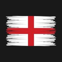 England-Flagge-Pinsel vektor