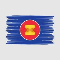 ASEAN-Flagge-Pinsel vektor