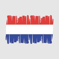 Niederlande Flagge Vektor Illustration