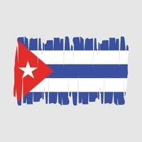 Kuba Flagge Vektor Illustration