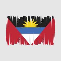 Antigua Flagge Vektor Illustration