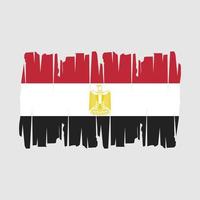 Ägypten Flagge Vektor Illustration