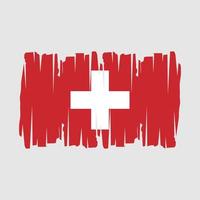 schweiz flagga vektor illustration