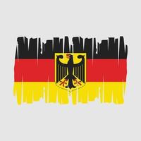 deutschland flagge vektorillustration vektor